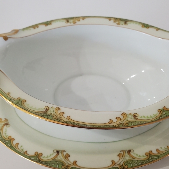 Vtg Noritake WINTON Gravy Boat w/Attached Underplate Made In Japan No Chips EUC! - Picture 8 of 16